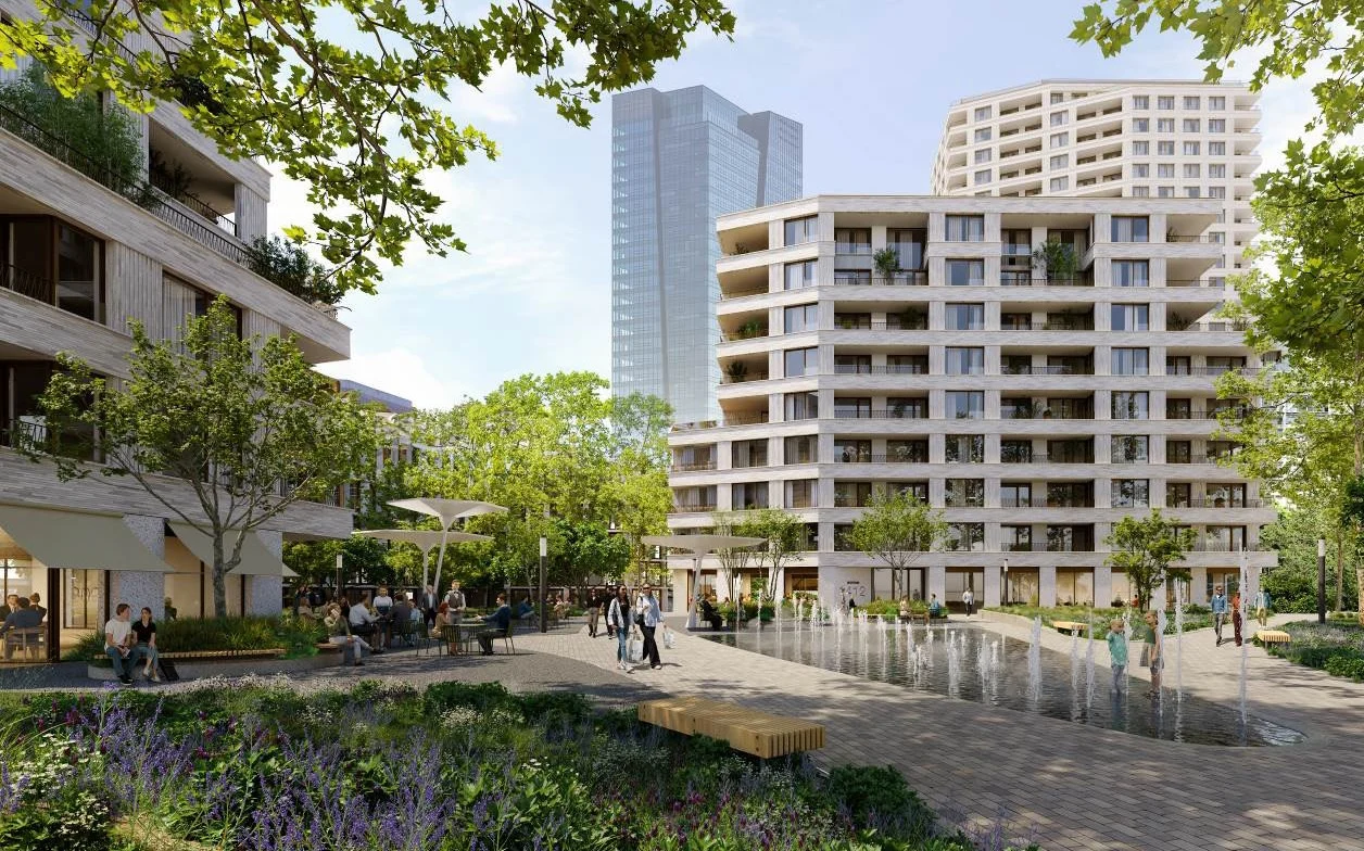 Pôvodné vizualizácie projektu Sky Park Square