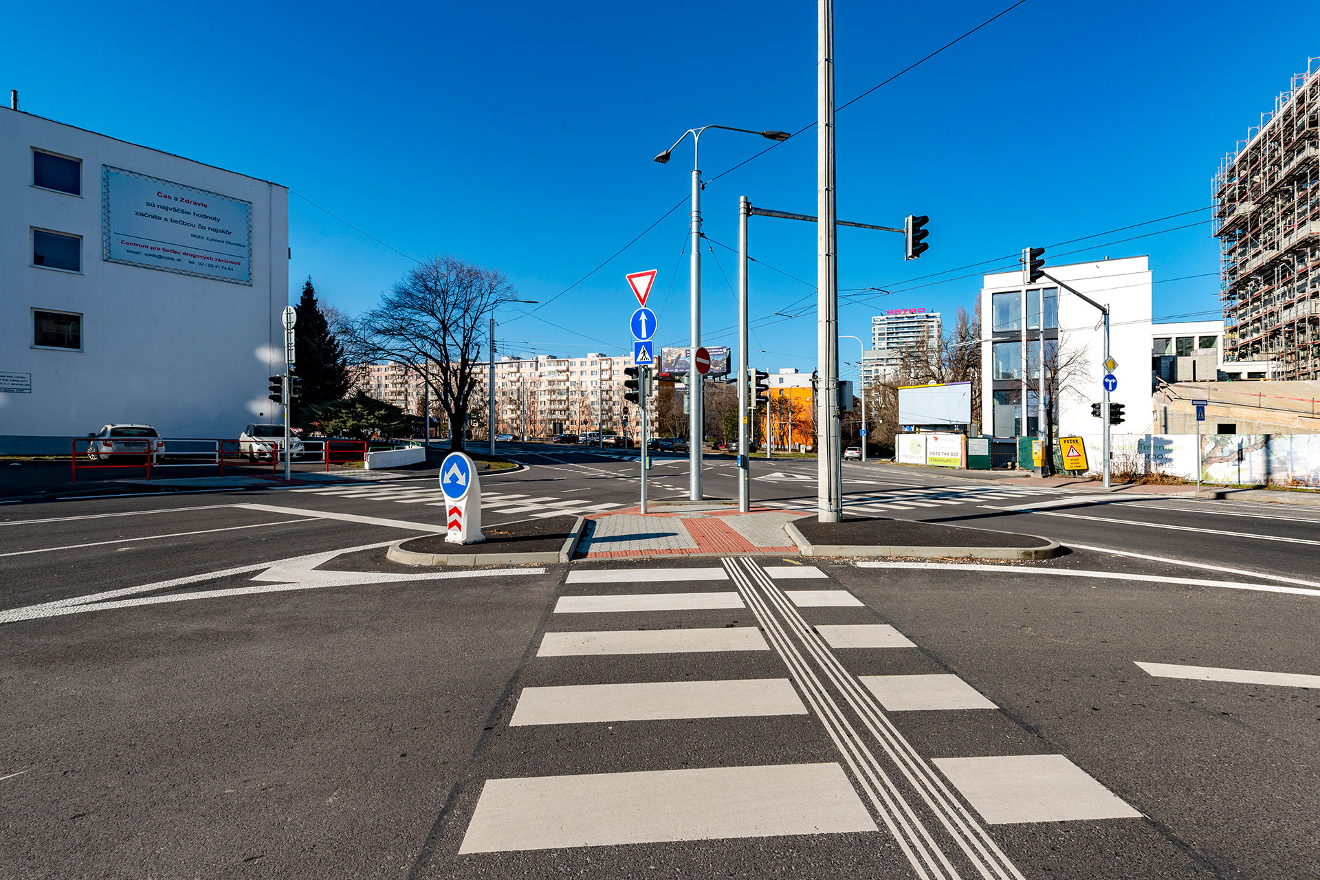 Developer YIT Slovakia v rámci projektu NUPPU v Bratislave vybudoval križovatku na uliciach Hraničná a Gagarinova.