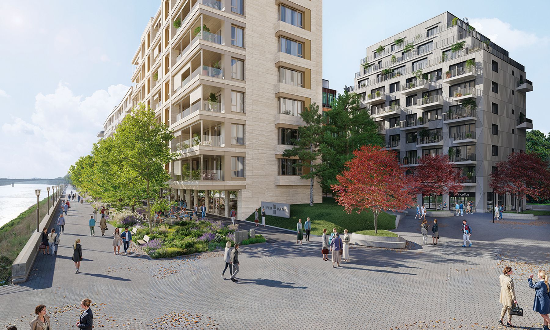 Projekt River Park, Bratislava, architektúra GFI