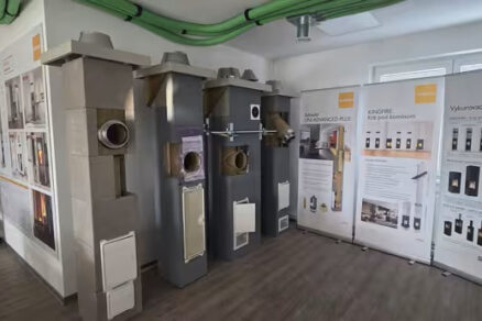 Ukážka komínových a vykurovacích systémov vrátane keramických a oceľových riešení