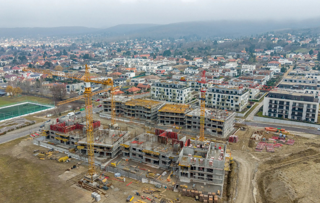 Aktuálny stav výstavby (foto z januára 2026)