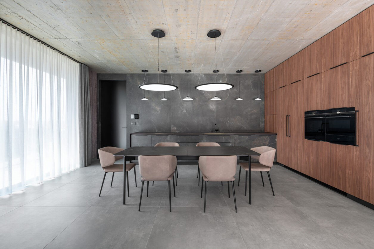 Rodinný dom Villa Mia / otvorená kuchyňa s jedálňou 