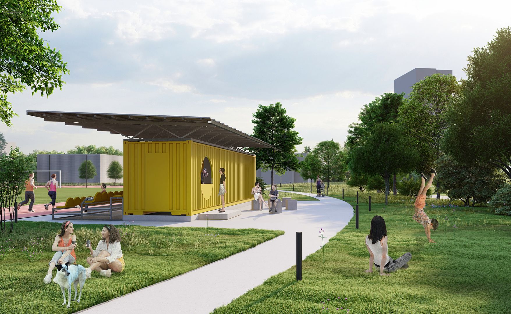 Rekonštrukcia športového areálu SPŠ Karola Adlera, Bratislava