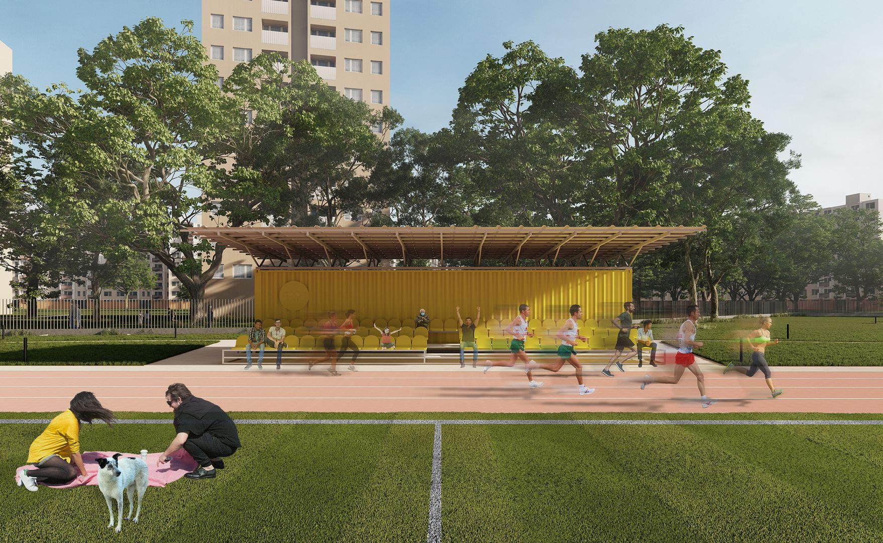 Rekonštrukcia športového areálu SPŠ Karola Adlera, Bratislava