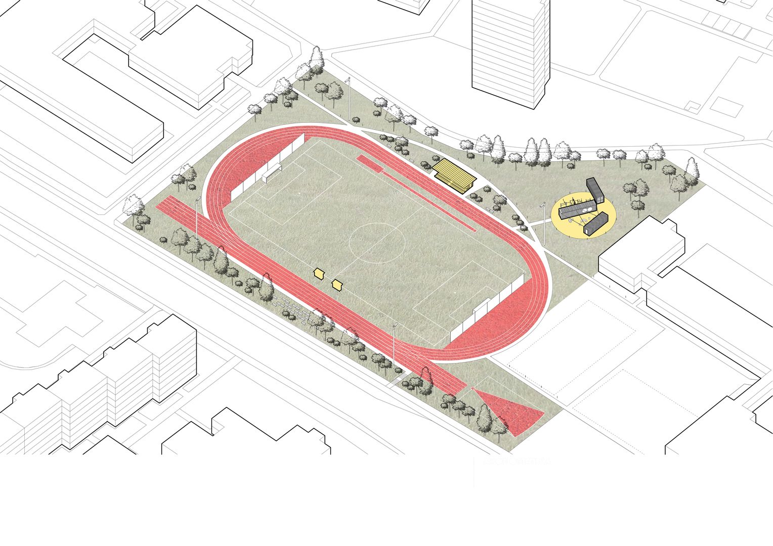 Rekonštrukcia športového areálu SPŠ Karola Adlera, Bratislava