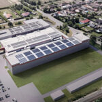 Vizualizáciua rozšírenia výrobného závodu EMCO (Hrdly, Česká republika), ktorú realizuje stavebný holding DYNAMIK.