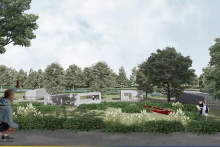 Vizualizácia Ekokampu Šášovské Podhradie