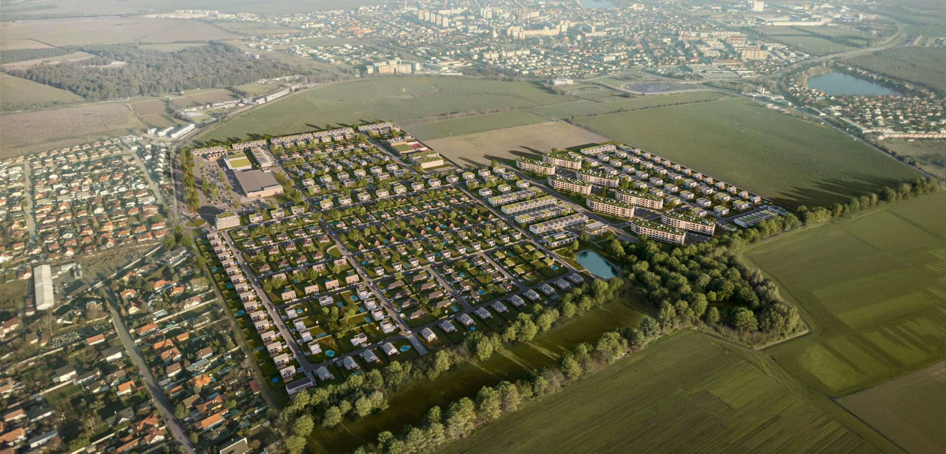 Rozsiahly rezidenčný development sa bude rozprestierať na území s rozlohou 38,24 hektára.