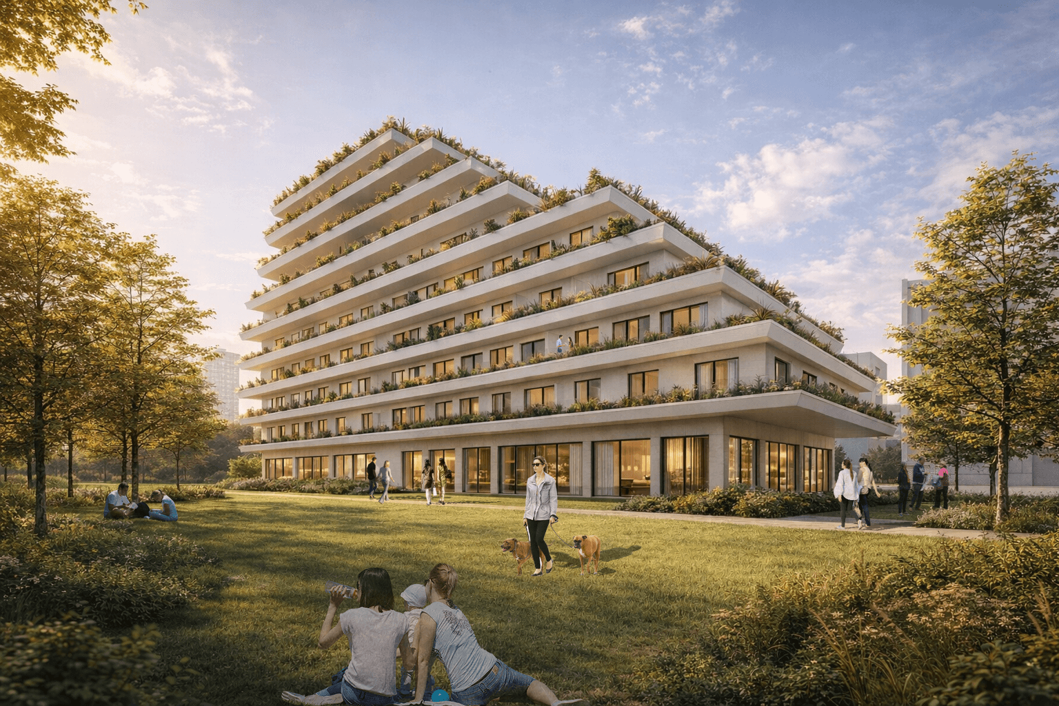 Bytový dom Hinohara Park - staršie vizualizácie