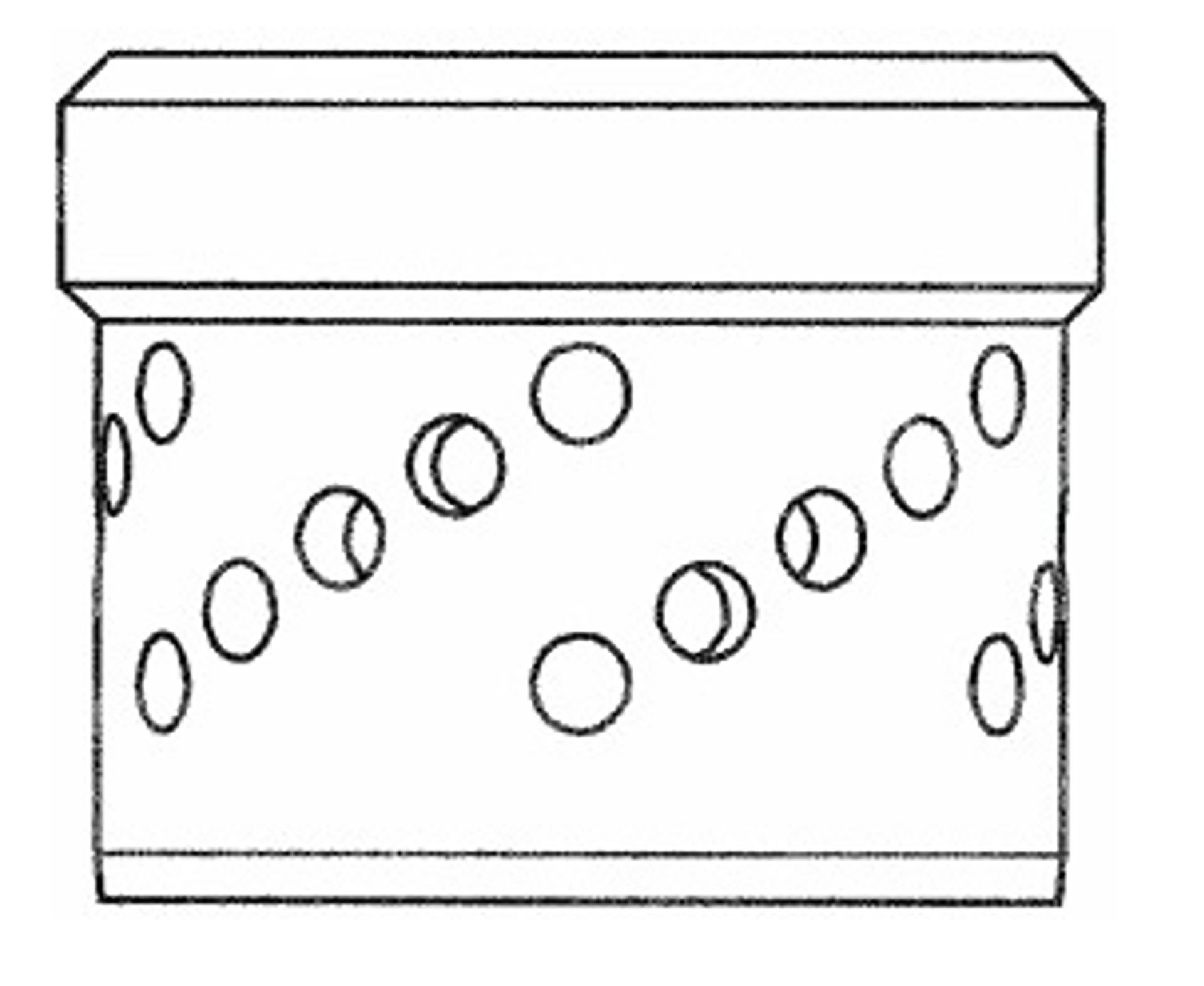 Obr. 1 Kuželky regulačného ventilu s výrezmi a dierované kuželky