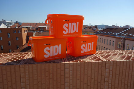 malta HELUZ SIDI pre rýchle murovanie brúsených tehál