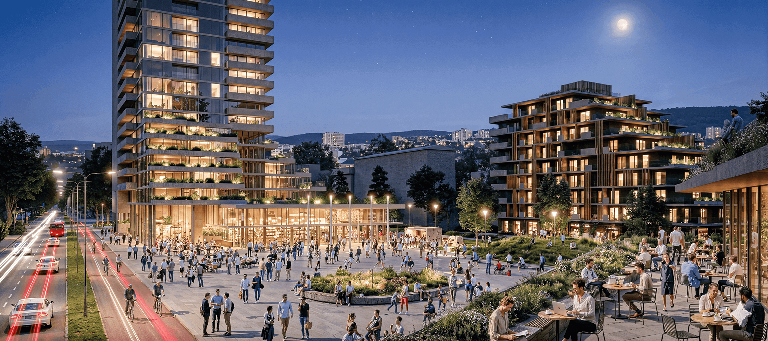 Hinohara Park - najnovšie vizualizácie projektu hinohara-park-bytovy-dom-hotel