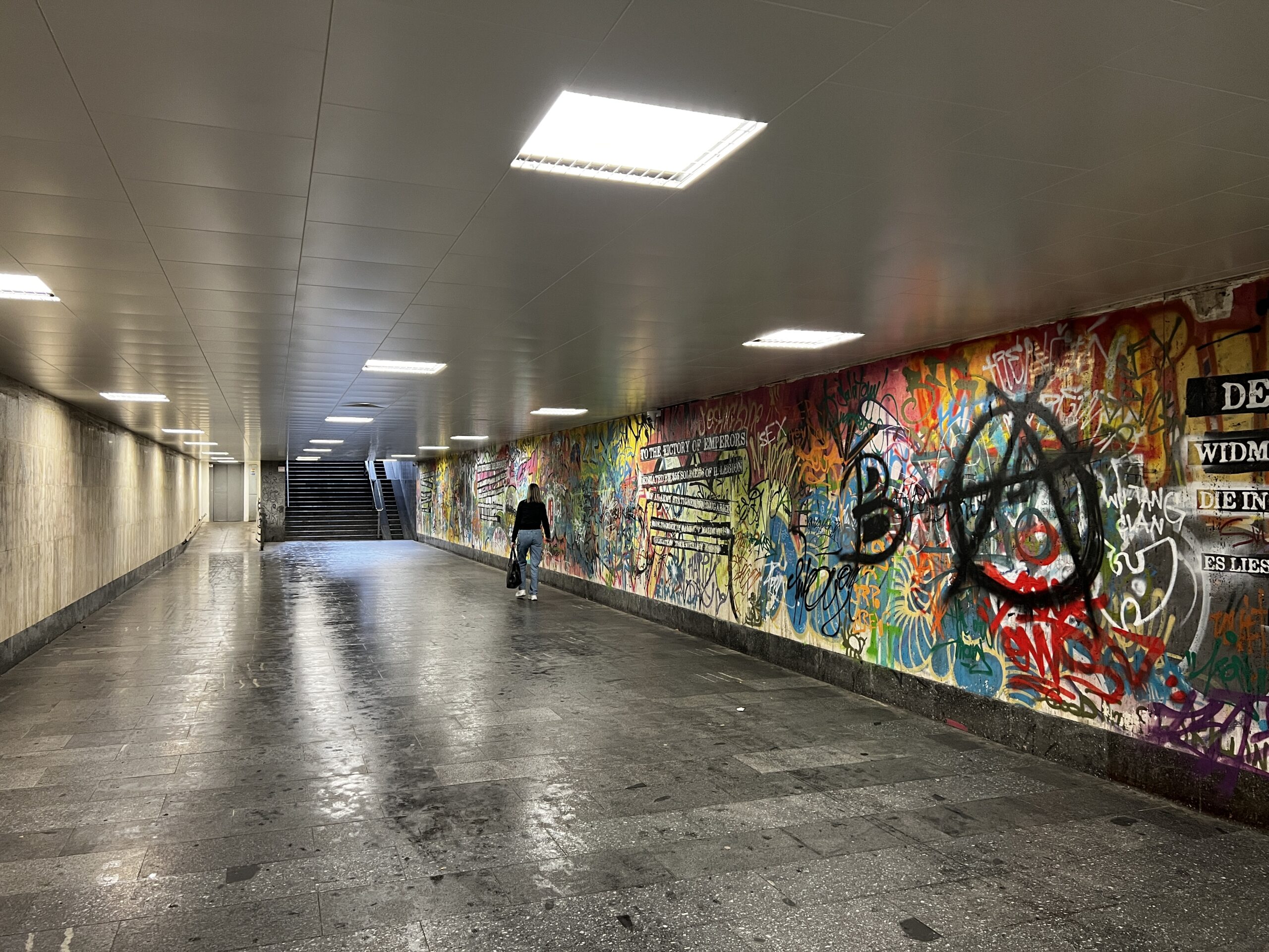 Podchod pri Hoteli Elizabeth - súčasný stav