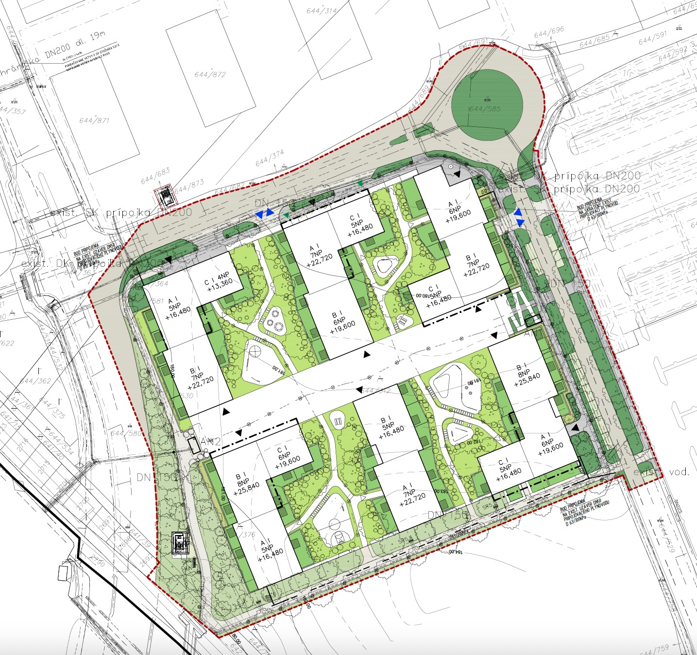 Bory bývanie 5. etapa - situácia bory-byvanie-v-etapa