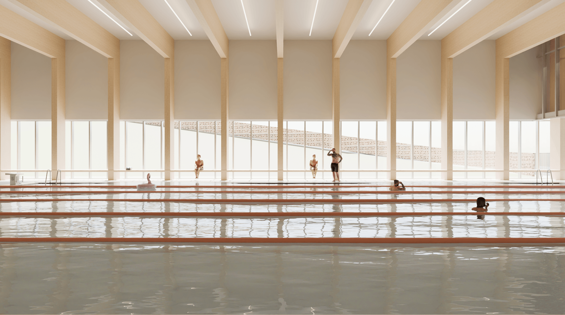 Dominantou plavárne bude 25 dlhý bazén.