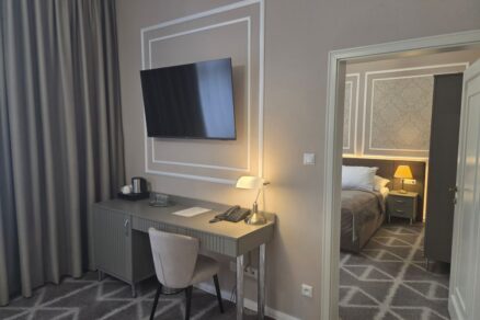 Dvojlôžková izba v Hoteli Dukla.