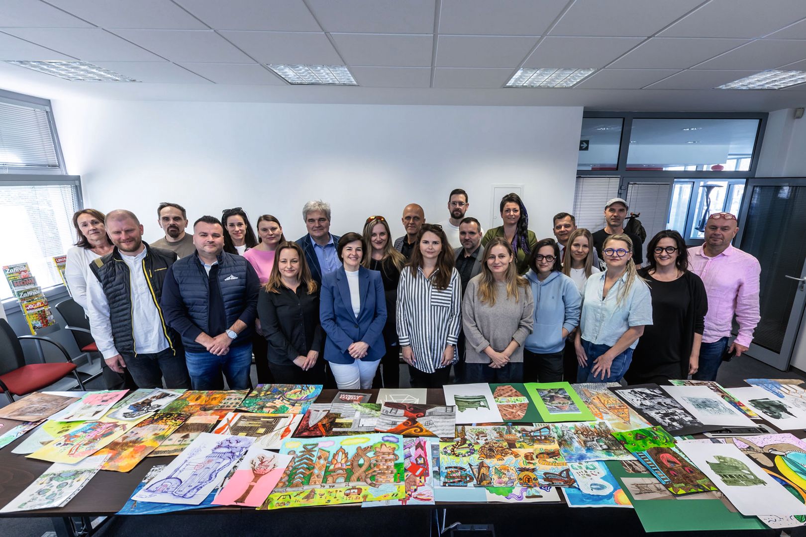 Zasadnutie poroty k výtvarnej súťaži Deti a architektúra 2026 