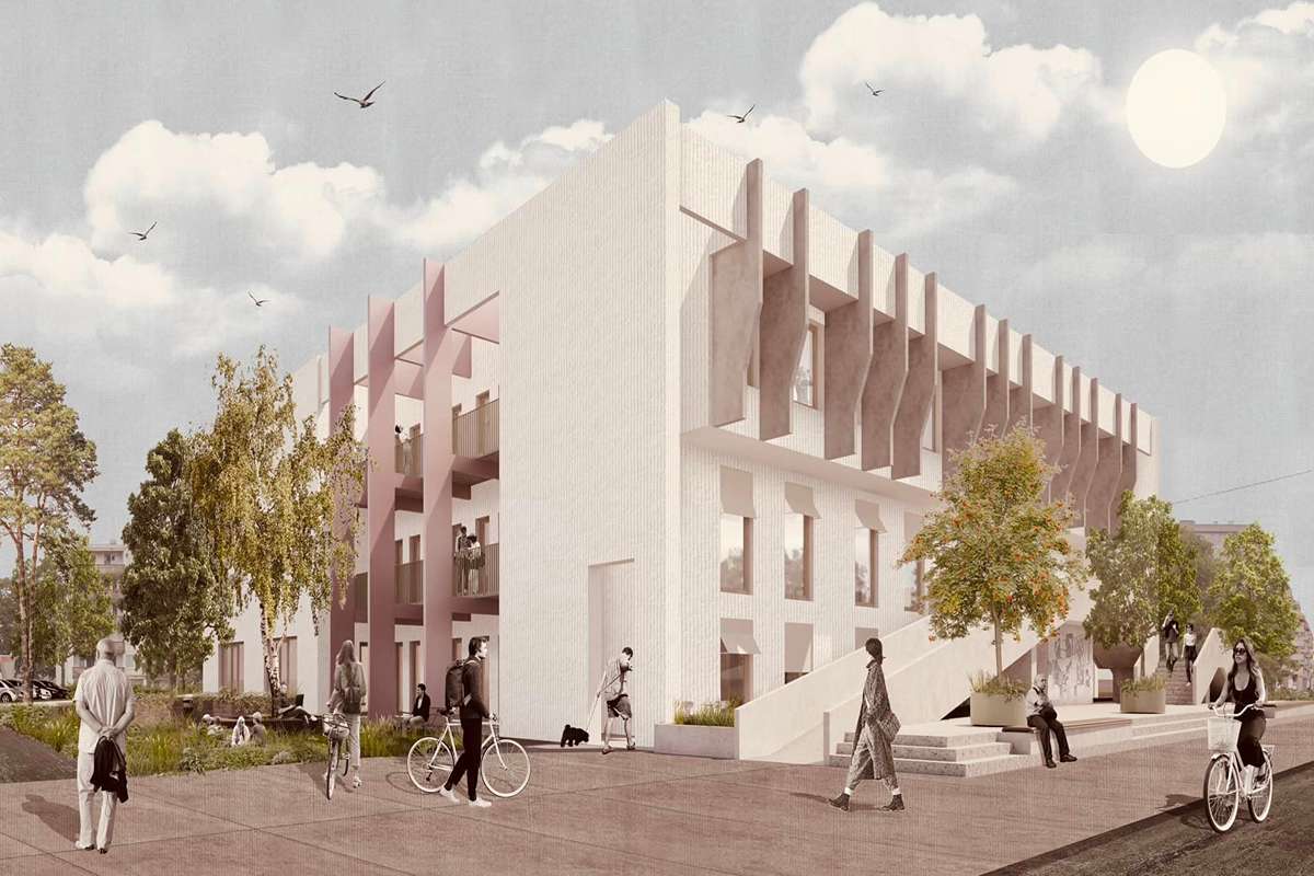 Dom kultúry Trnávka - vizualizácie, Bratislava-Ružinov