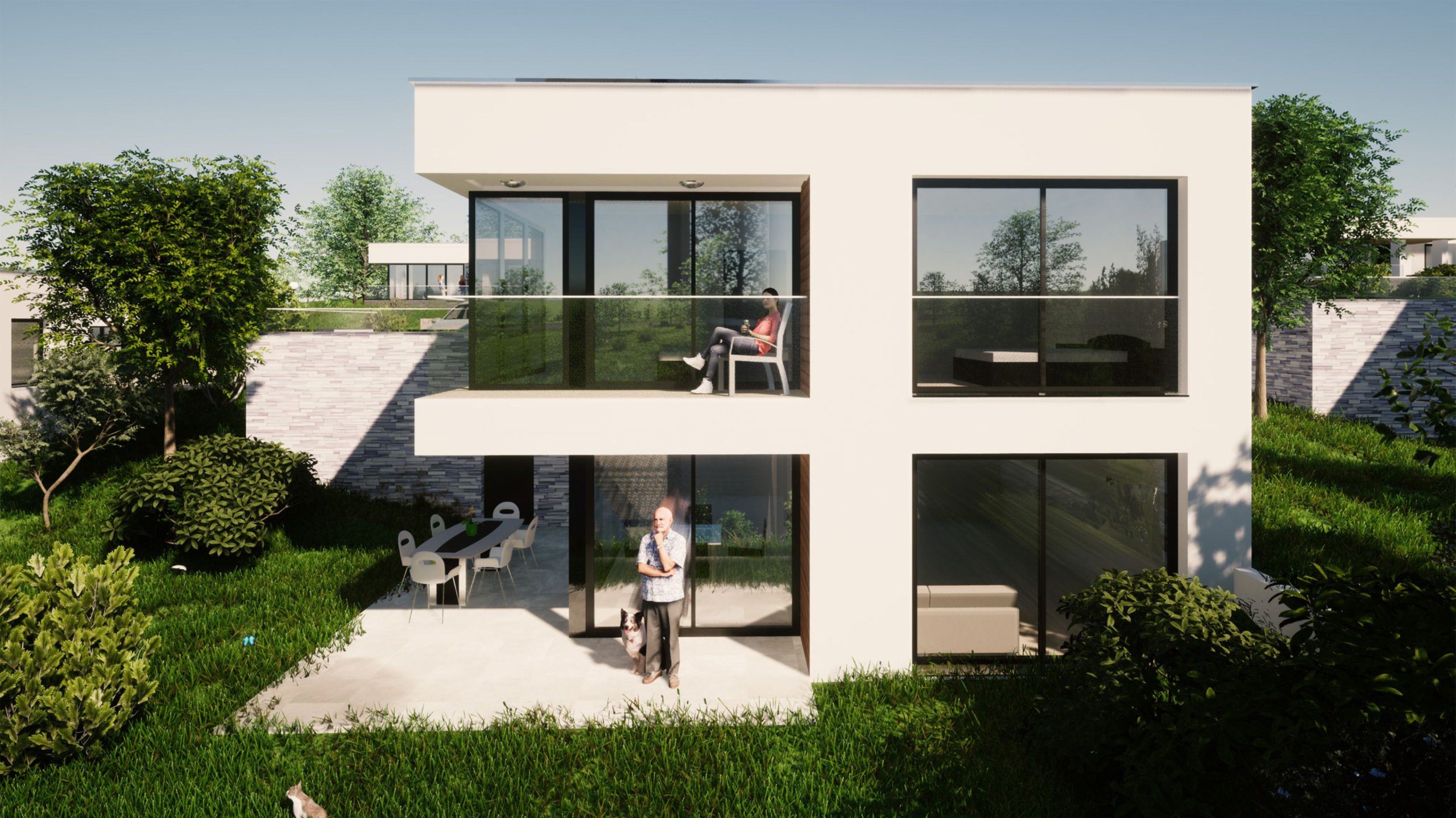 Beethovenová alej, Banka