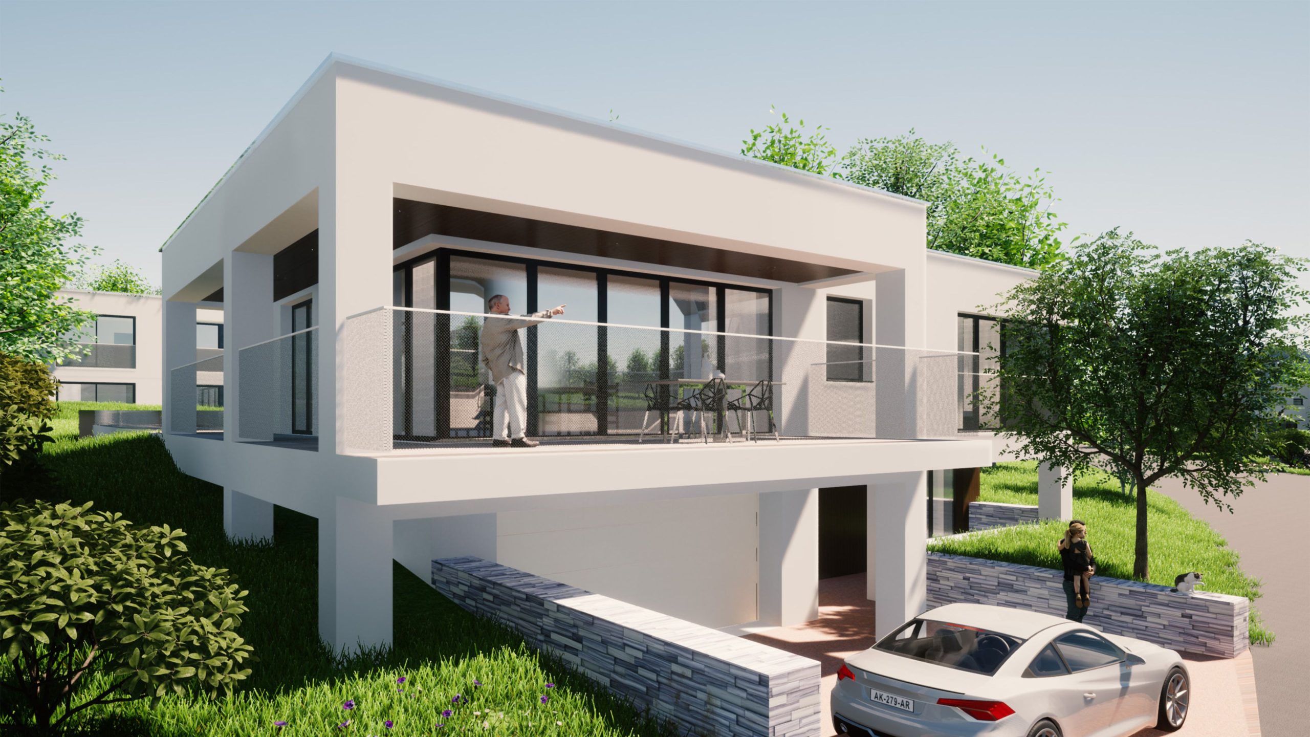 Beethovenová alej, Banka