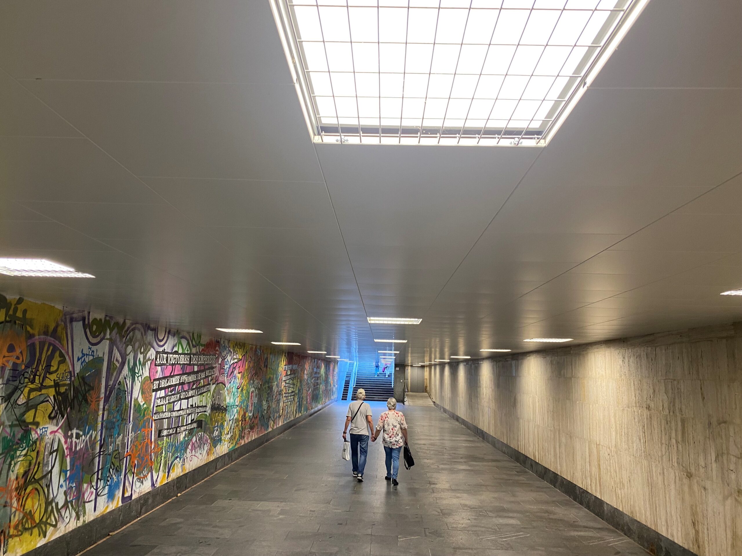 Podchod pri Hoteli Elizabeth - súčasný stav