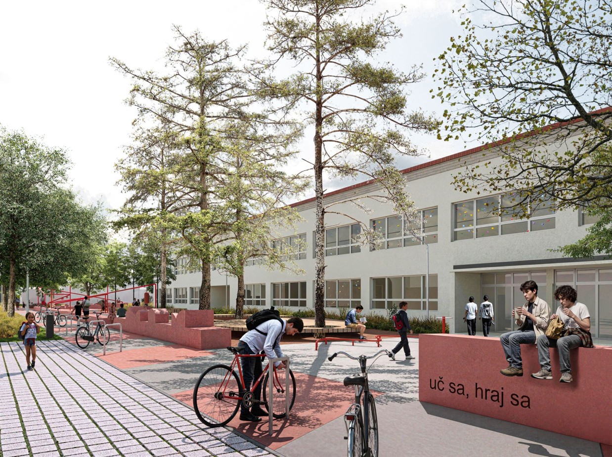 Návrh novej podoby školskej zóny na ulici M.Gorkého