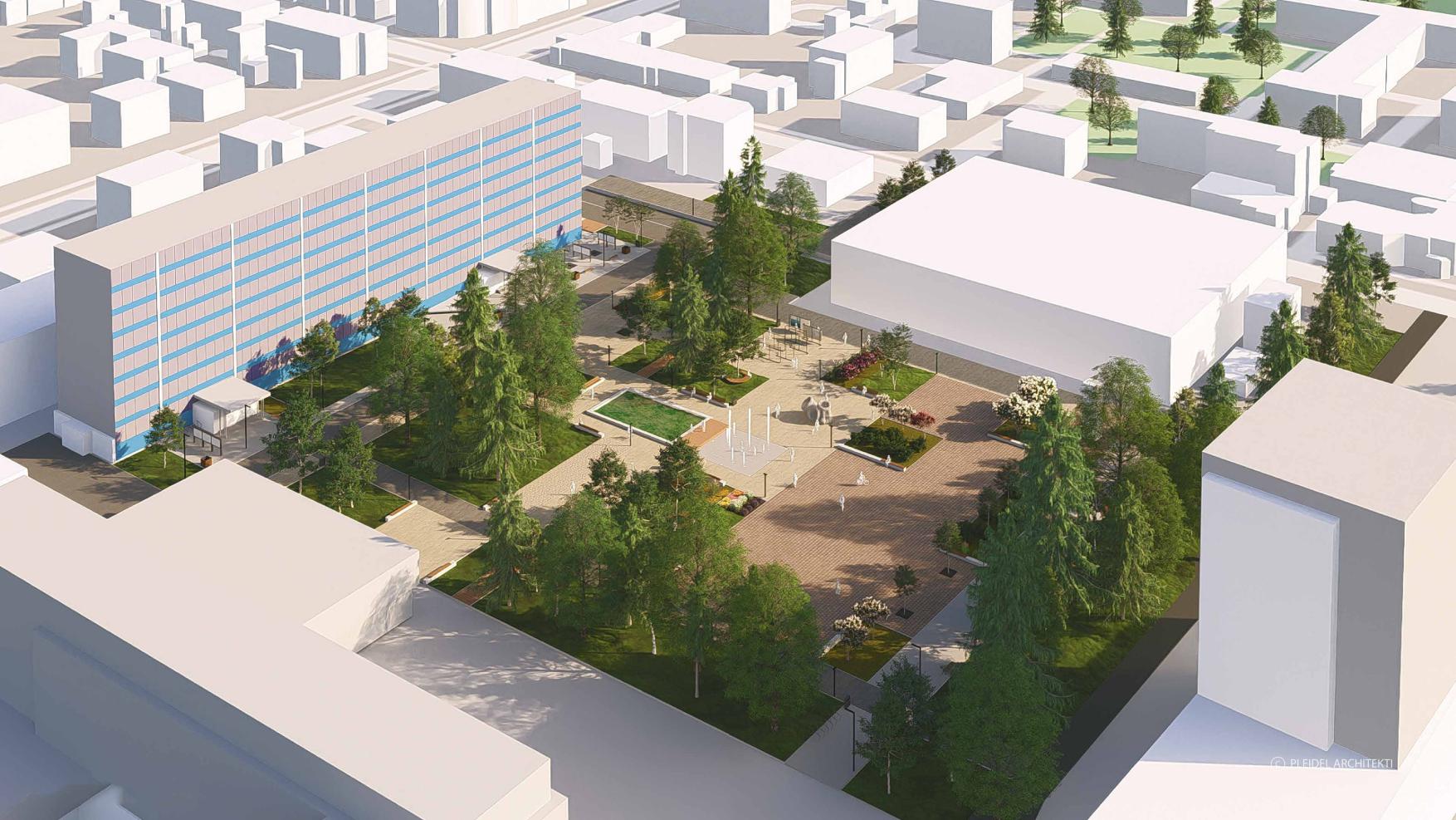 Námestie S. H. Vajanského v Martine dostane modernú tvár. 