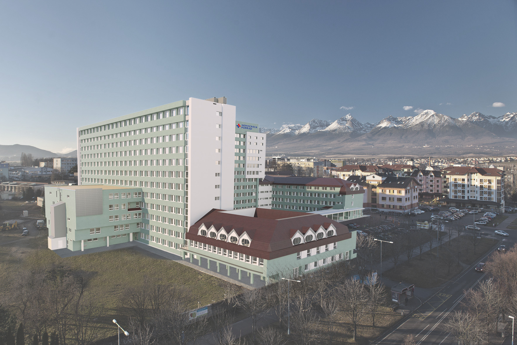 Komplexná obnova a prestavba Nemocnice Poprad prebieha za plnej prevádzky. 