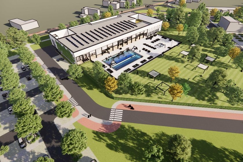 Výhľadová podoba plavárne v Novom Meste nad Váhom