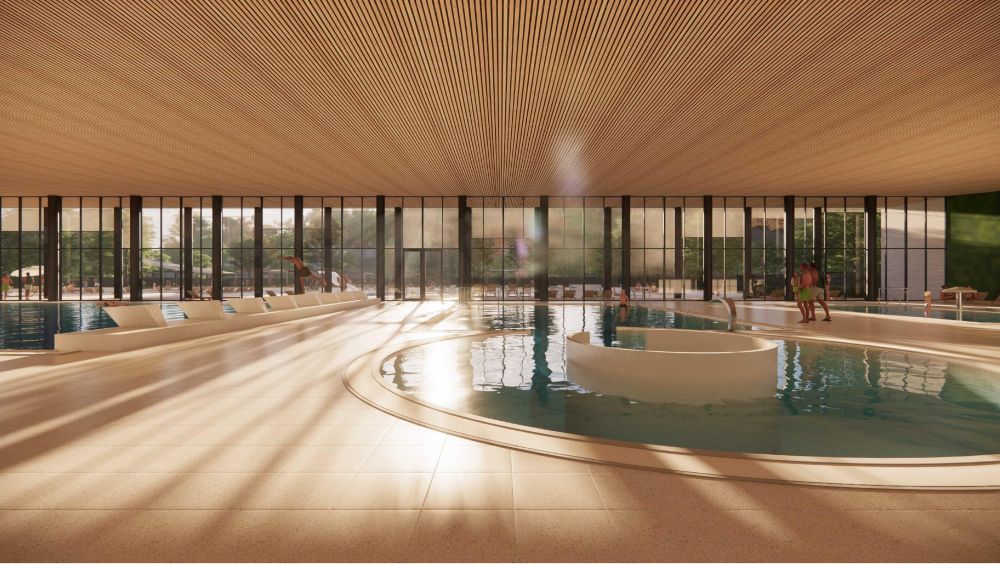 Bazén v plavárni v Novom Meste nad Váhom Bazén v plavárni v Novom Meste nad Váhom