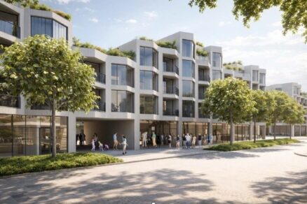 Vizualizácia projektu nájomného bývania VURAL v Žiline od investičného partnera Hestia na Kraskovej ulici v Žiline.