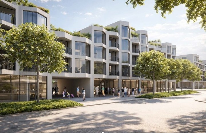 Vizualizácia projektu nájomného bývania VURAL v Žiline od investičného partnera Hestia na Kraskovej ulici v Žiline.