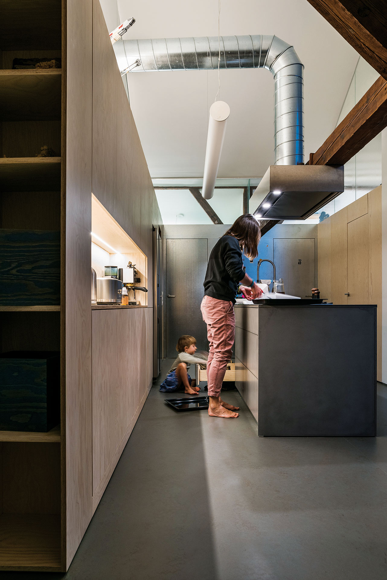 Rekonštrukcia bytu SIMON, Bratislava, 2018. Nominácia CE ZA AR 2019.