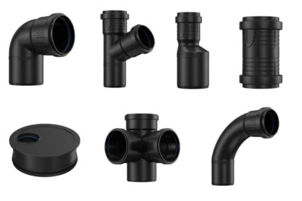 Odhlučnené kanalizačné potrubie a tvarovky pre tichú prevádzku v budove