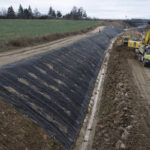 Protierózno-stabilizačné zabezpečenie – MacMat HS so zemnými klincami