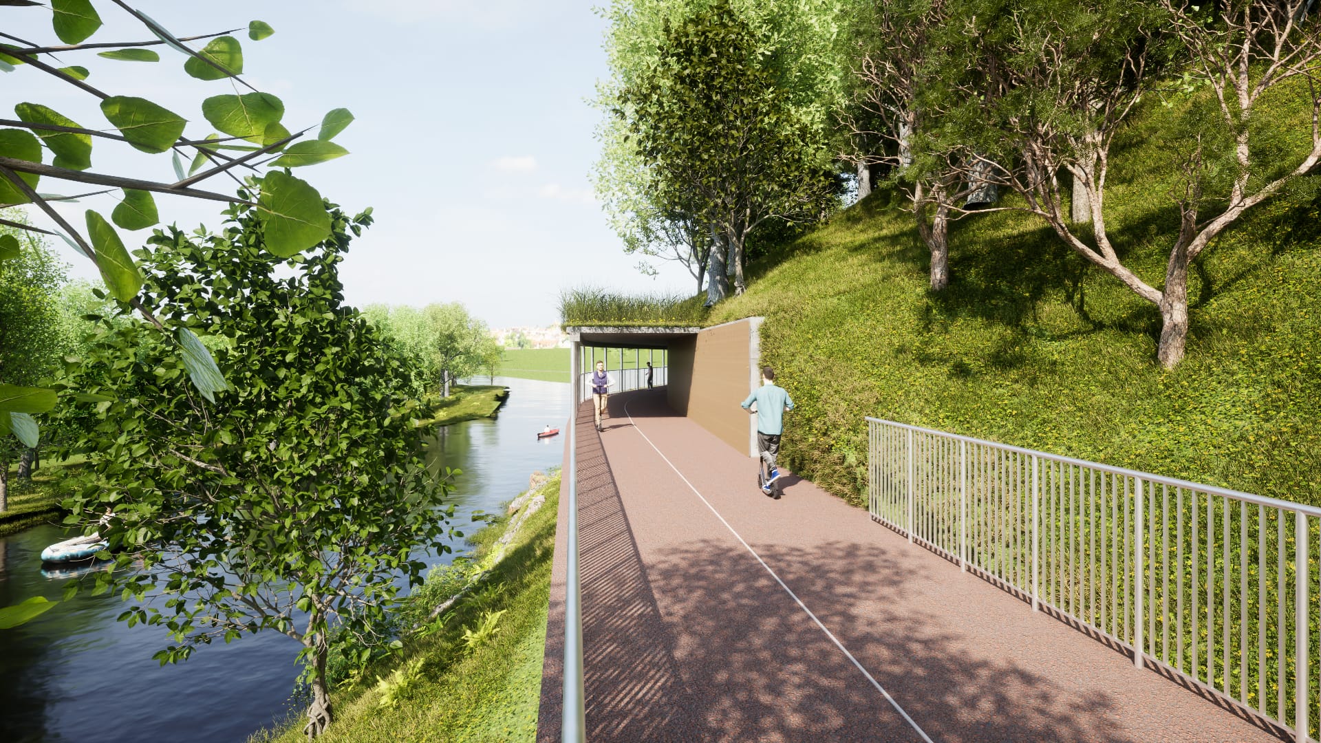 Cyklotrasa Družstevná pri Hornáde-Kostoľany nad Hornádom