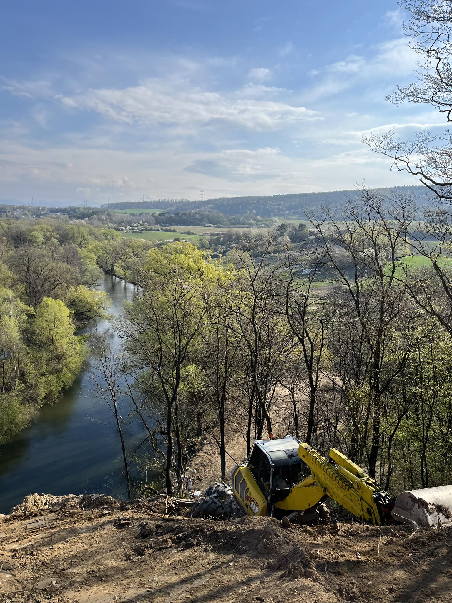 Cyklotrasa Družstevná pri Hornáde-Kostoľany nad Hornádom - aktuálny stav územia