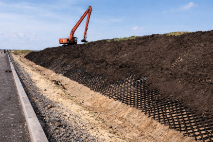 Obr. 7 Protierózna ochrana – MAC.R.O.W. zasypávanie