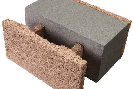 Tvarovka Durisol so zabudovanou tepelnou izoláciou detail