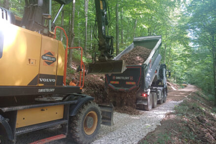 Lesné cesty Biskupské lesy