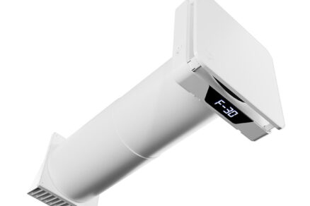 Obr. 1 Vzhľad lokálnej regeneračnej jednotky NARAH (interiér/exteriér)