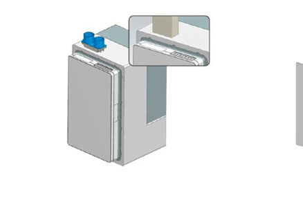 Obr. 4 Varianty inštalácie jednotky TURAIS: nástenná, polozapustená a zapustená