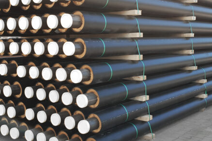 Obr. 1 Predizolované oceľové potrubia RADPOL PIPES