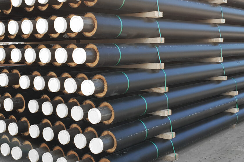 Obr. 1 Predizolované oceľové potrubia RADPOL PIPES