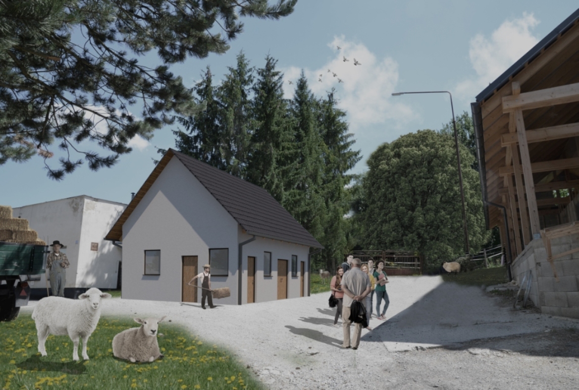 Rodinná farma SOŠ Milana Hodžu - ovčín