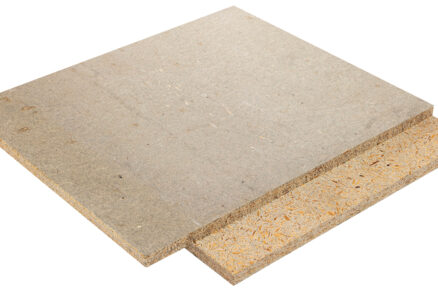 Detail cementotrieskovej dosky CETRIS PDP s polodrážko