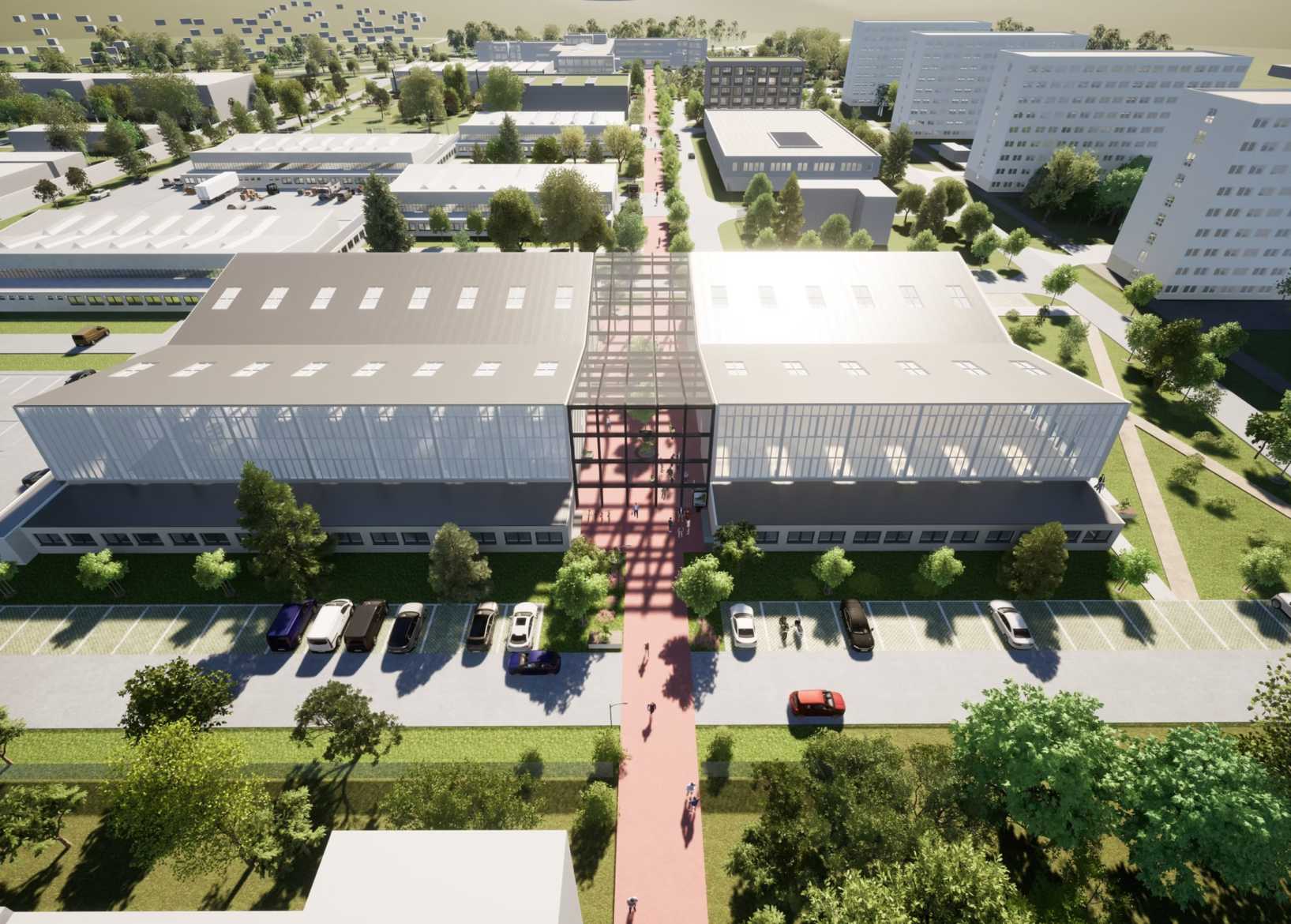 Urbanistická štúdia stredoškolského kampusu v Šaci, Košice