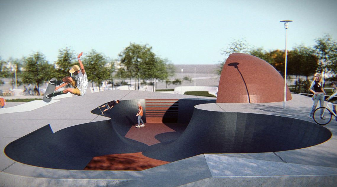 Skatepark a pumptrack, Prievidza