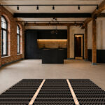 elektrické podlahové kúrenie infra fólie v rekonštruovanom interiéri