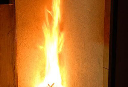 Test požiarnej odolnosti zatepľovacieho systému v interiéri